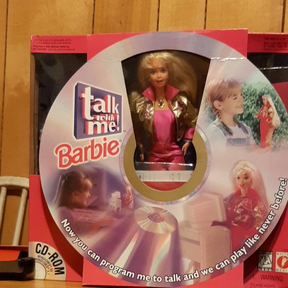 Barbie Talk With Me Doll - Pink and Gold